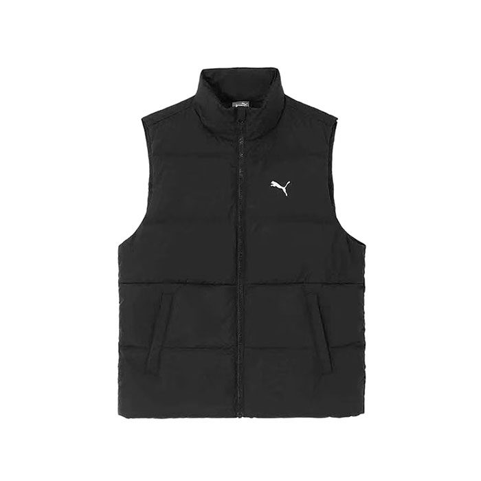 #PUMA彪马立领保暖内胆羽绒马甲男款黑色 687300-01-图1