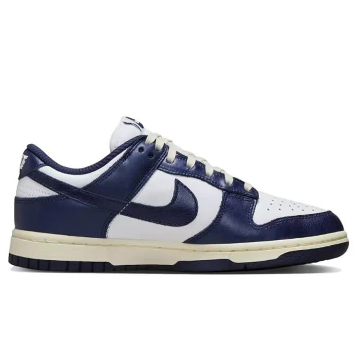 #耐克 Nike Dunk Low 板鞋 耐磨透气 低帮 海军蓝 FN7197-100 - 图0