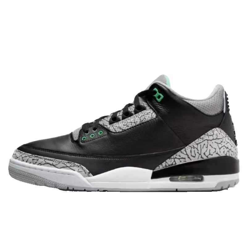 #Jordan Air Jordan 3 Retro AJ3 篮球鞋 黑绿 CT8532-031 - 图3