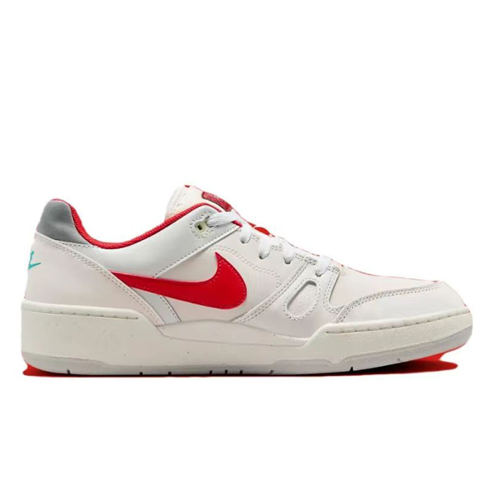 #耐克 Nike Full Force Low 防滑 板鞋 男款 白红 FZ5054-161 - 图0