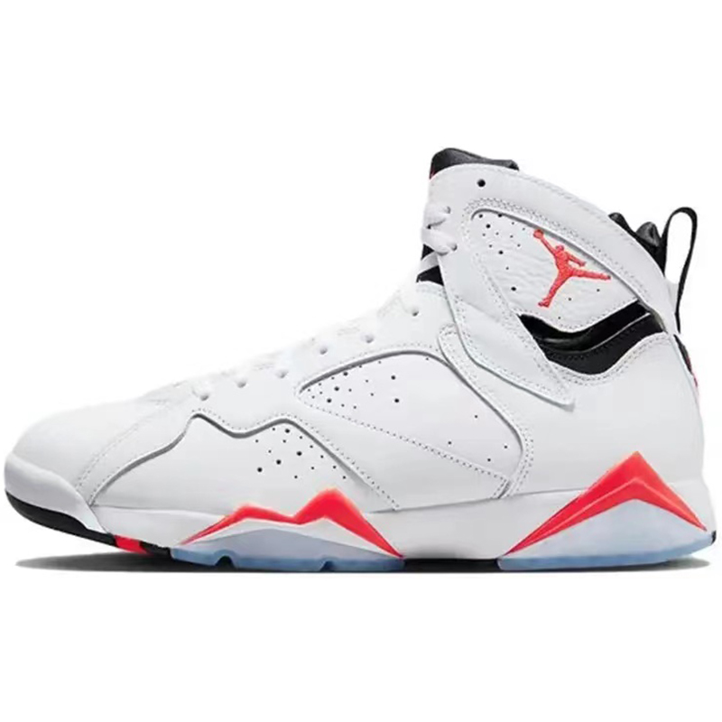 热销Air Jordan 7 AJ7 减震防滑 高帮 复古篮球鞋 白蓝 442960 - 图2