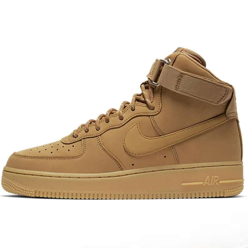 热销Nike Air Force 1 AF1 High板鞋小麦高帮 CK0262-700-图0