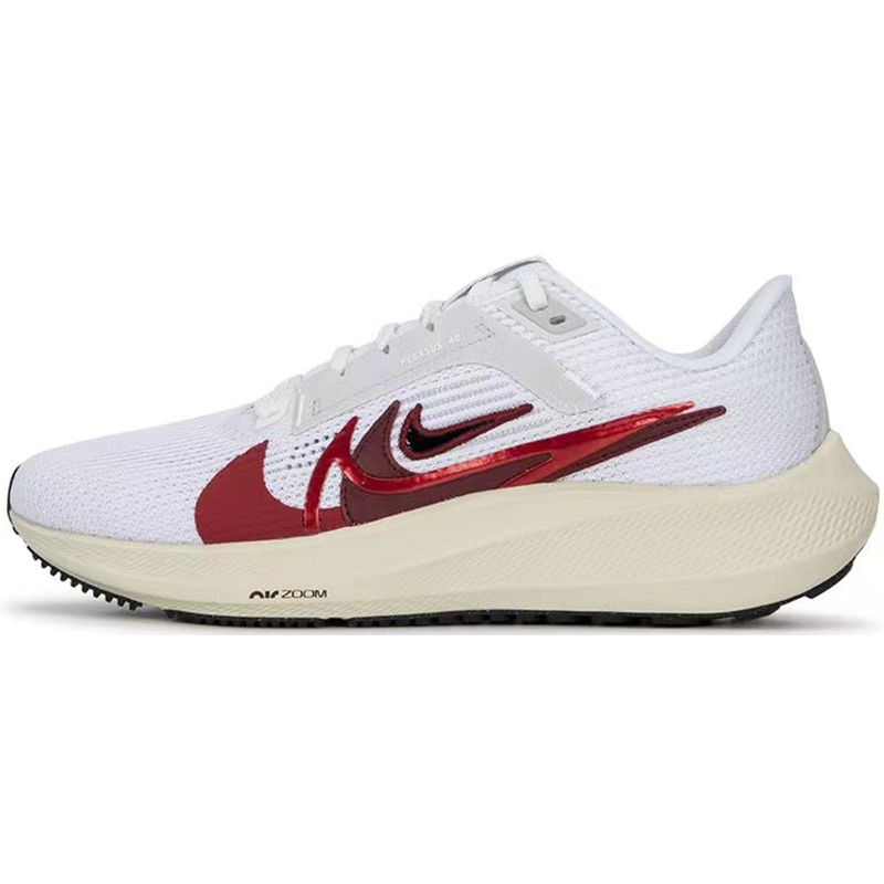 热销Nike Air Zoom Pegasus 40 飞马40 低帮 跑步鞋 白彩 FB7179 - 图1