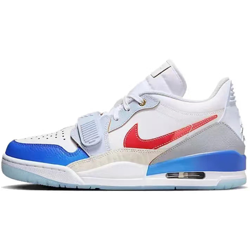 热销Jordan Legacy 312 AJ312 耐磨 低帮 篮球鞋 灰蓝 FN8896-131