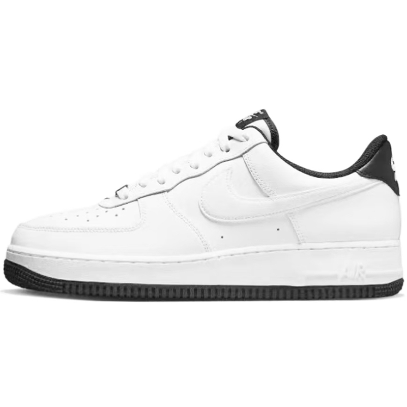 热销Nike Air Force 1 Low AF1板鞋腰果花白黑银扣 DR9867-102-图2