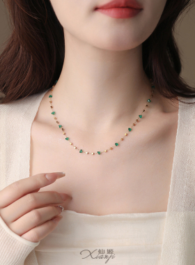 超火高级不掉色百搭韩系显白项链