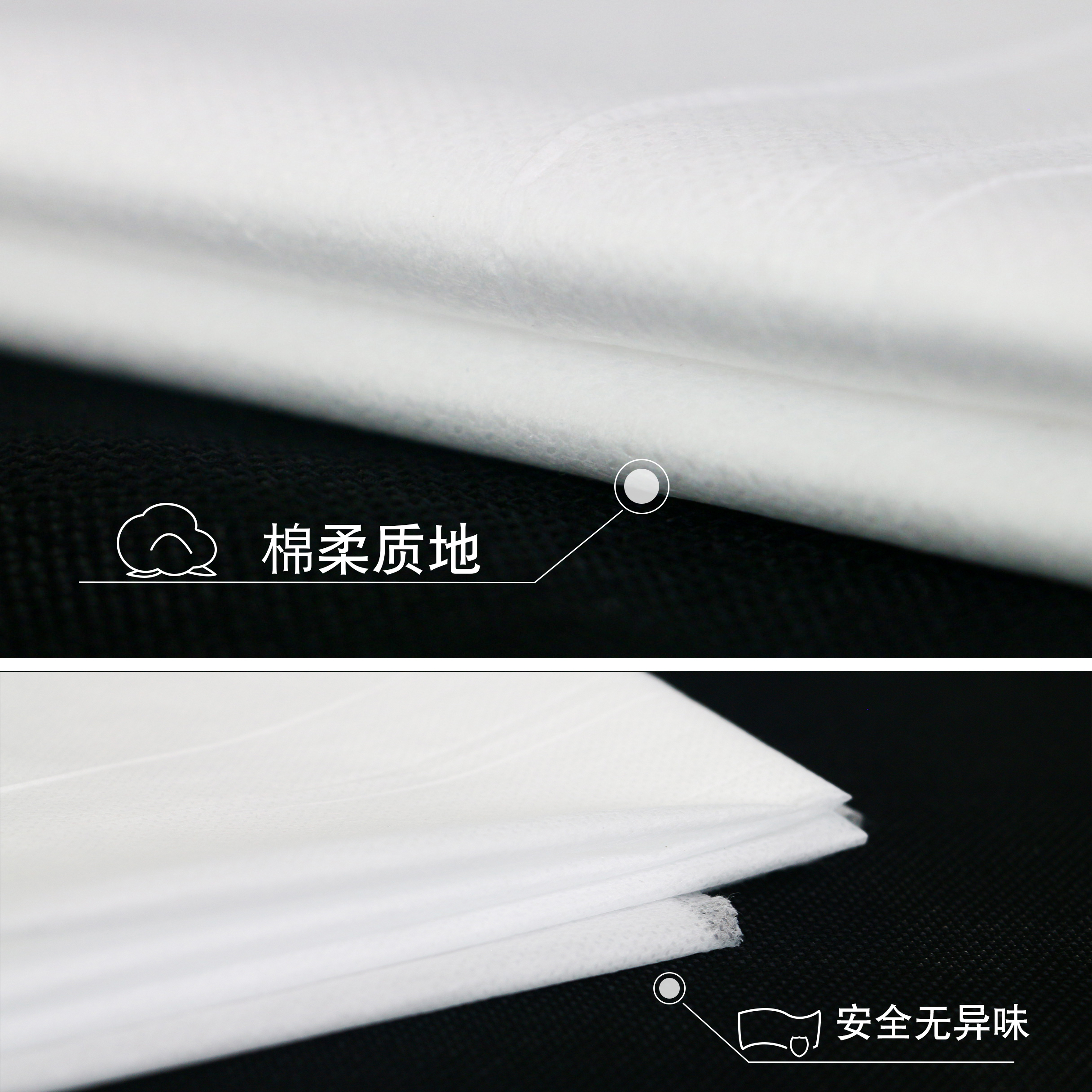 一次性床单美容院专用按摩床垫白色加厚透气隔脏无菌无纺布100张 - 图2