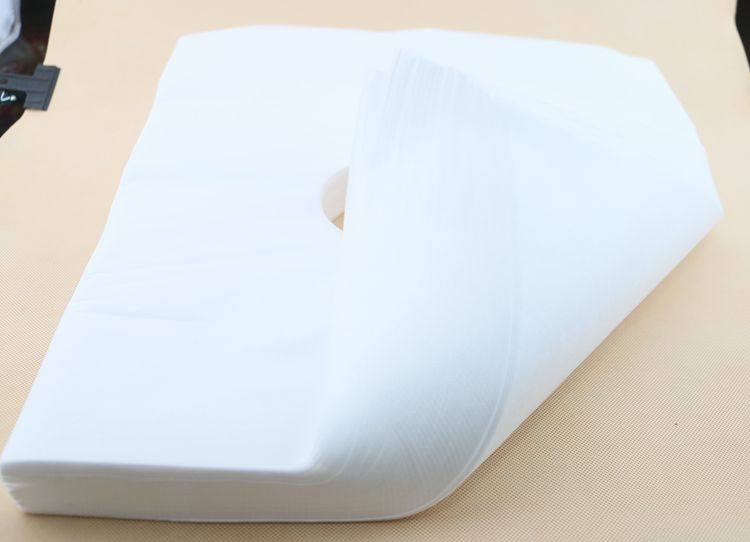 一次性洞巾医用美容院按摩床垫脸巾趴枕巾无纺