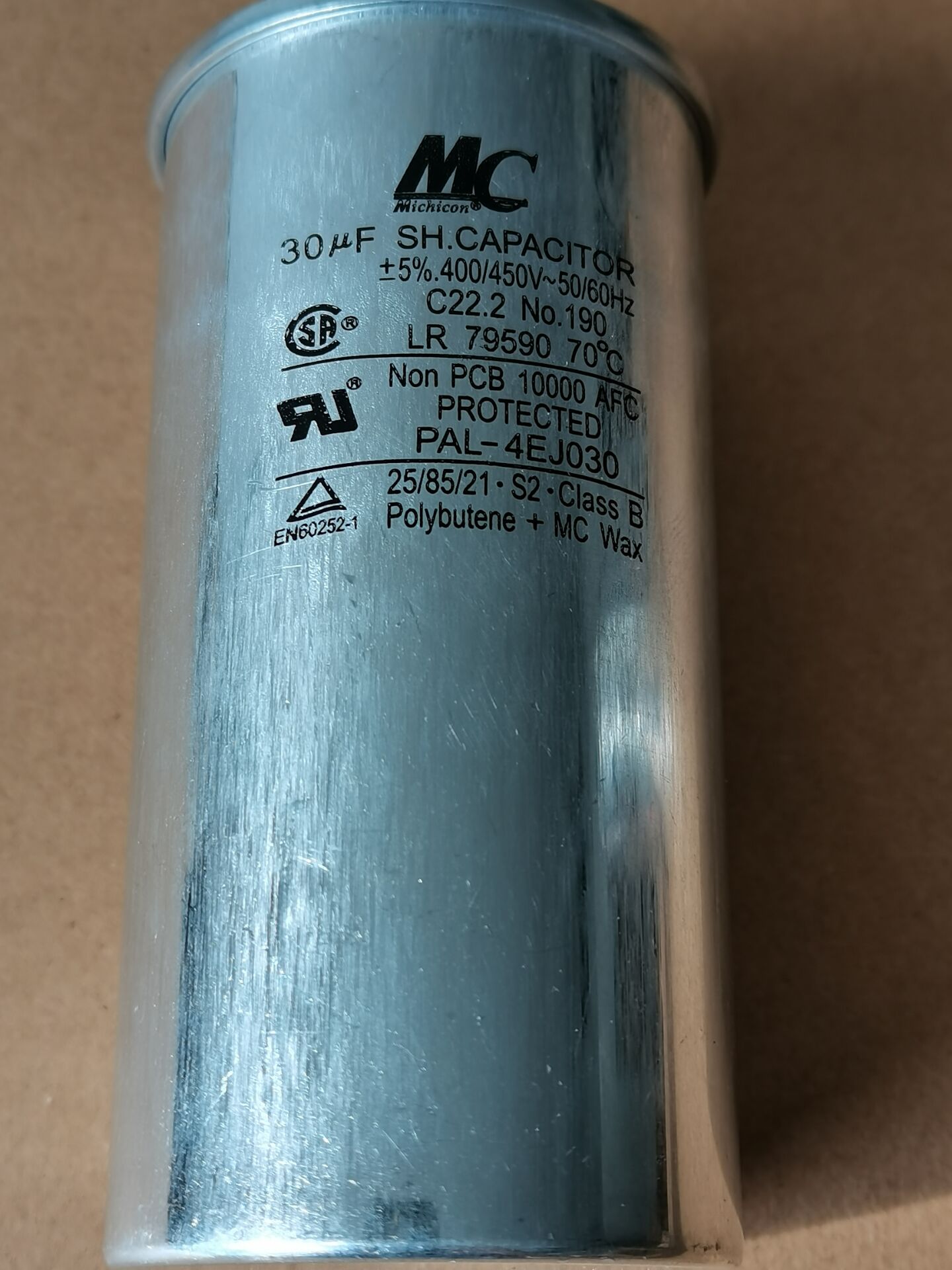 MC 35/30UF SH CAPACITOR +-5% 400-450V进出口空调压缩机电容器