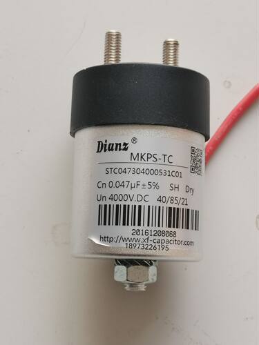 DIANZ Mkps-TC CR 0.47UF/0.047/ 0.1UF  4000V DC直流吸收电容器 - 图1