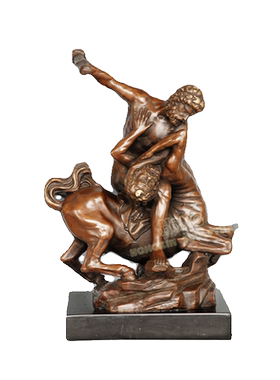 鸿鑫雕塑黄铜赫拉克勒斯海格力士