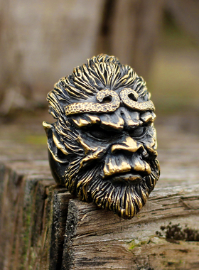 齐天大圣西游记孙悟空人物银黄铜