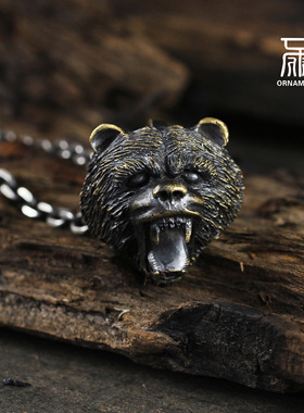 钥匙扣霸气925纯银戒指礼物