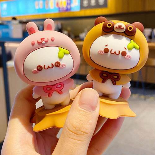 长草颜团子zooparty动物系列名创优品Miniso公仔潮玩手办摆件盲盒 - 图0
