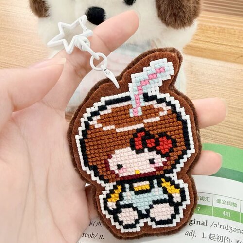 糖果色龙虾扣五角星星星钥匙扣狗扣彩色喷漆门扣挂件拼豆diy配件 - 图2