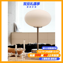 Puffy original balloon table lamp Nordic minimalist book room Bedroom bed head LDE charged with adjustable light glass table lamp