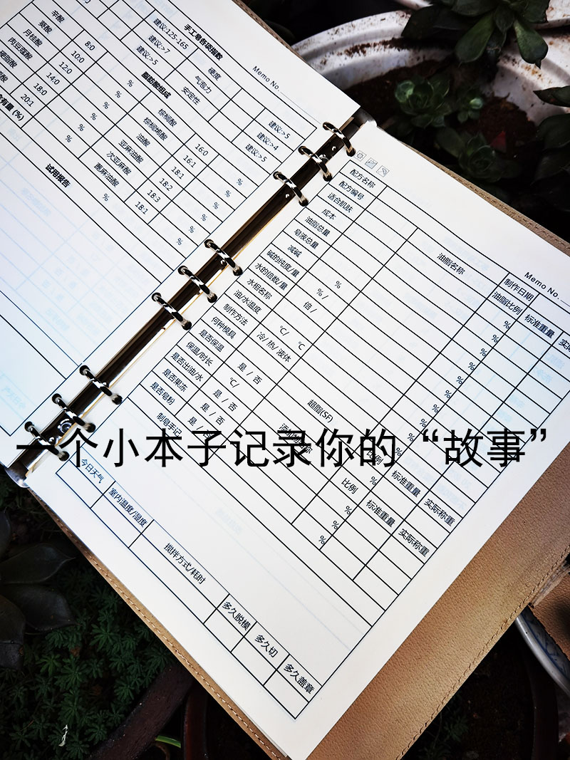 第二本半价DIY手工皂护肤品配方记录摘记本皮质磁扣活页送配方 - 图0