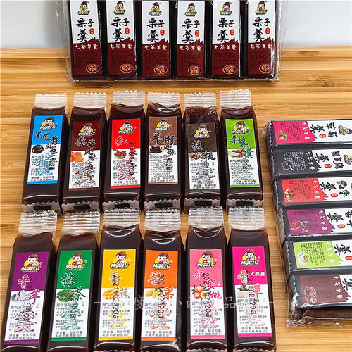帅孩儿栗子羹味500g栗羊羹羊肝羹天津零食糕点童年回忆豆儿小时候 - 图1