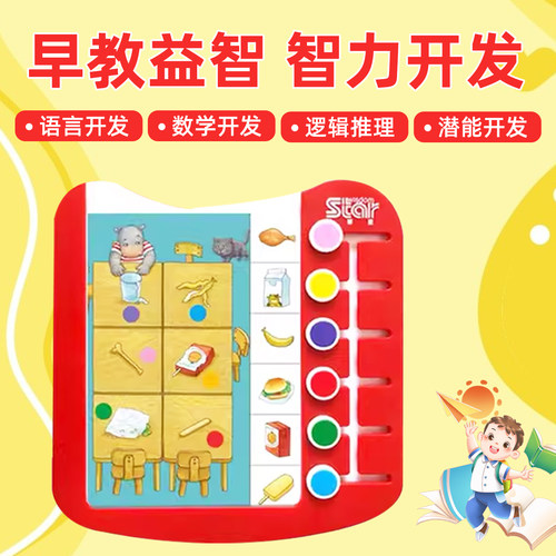 逻辑智慧星儿童早教思维训练全脑左右脑开发智力玩教具益智游戏 - 图1