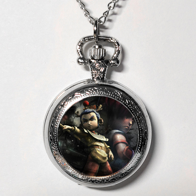 梦幻西游手游时尚怀表男女生学生礼物闺蜜情侣饰品项链怀表定制