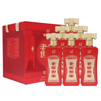 The old cellar family 52 degrees and the true 500ml * 6 bottles pure grain height white wine gift box delivery luxury pure grain