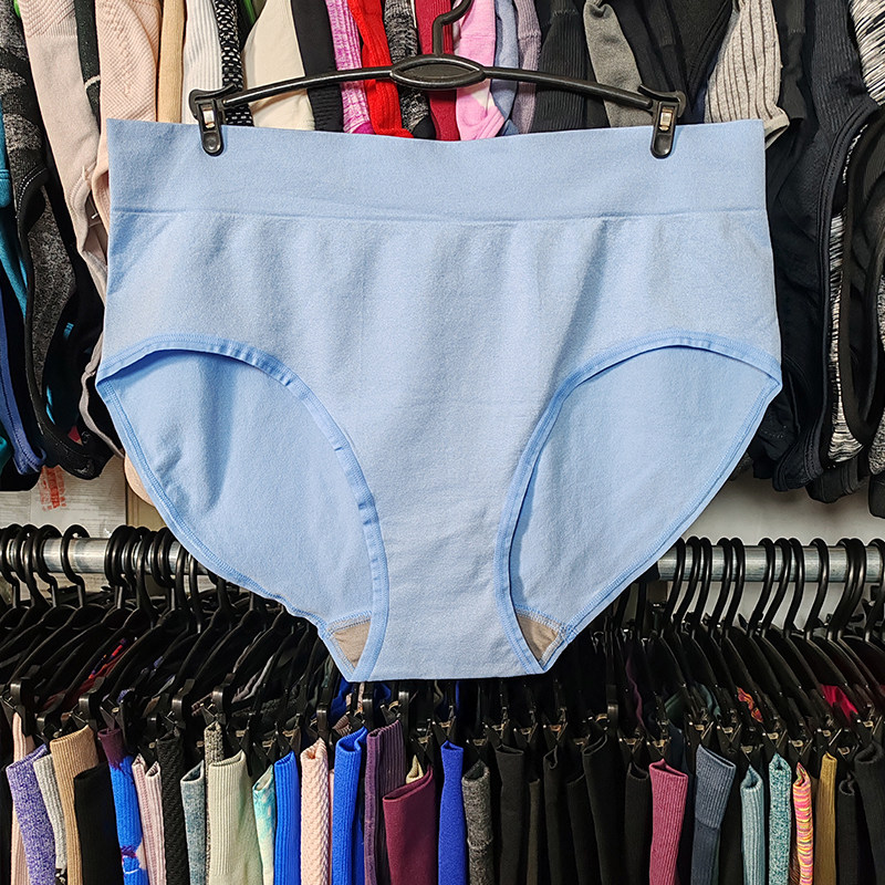 外贸原单运动内裤速干高弹无缝透气含棉裆一片式包臀中腰三角裤衩