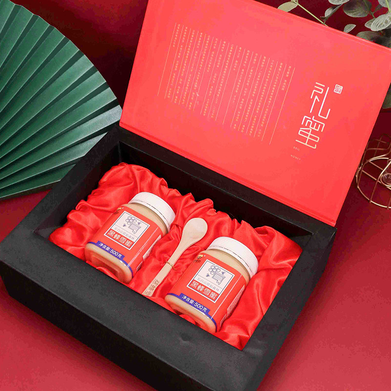 慈蜂堂礼盒装纯正天然雪蜜椴树蜜 慈蜂堂蜂蜜