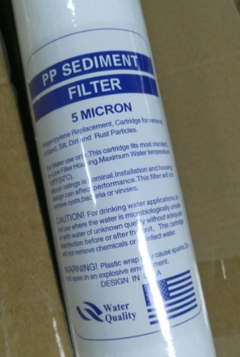 20英寸通用PP棉过滤芯工业去离子水设备纯水机用精密滤芯500mm*5u - 图2