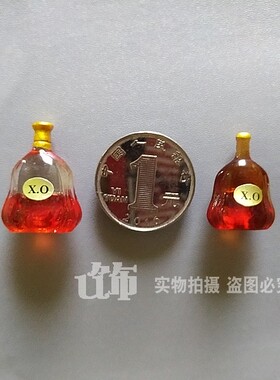 立体仿真xo酒瓶装饰吸铁石