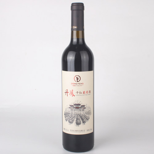 陕西丹凤葡萄酒东凤酒庄干红赤霞珠蛇龙珠混酿6支装国产红酒整箱 - 图2