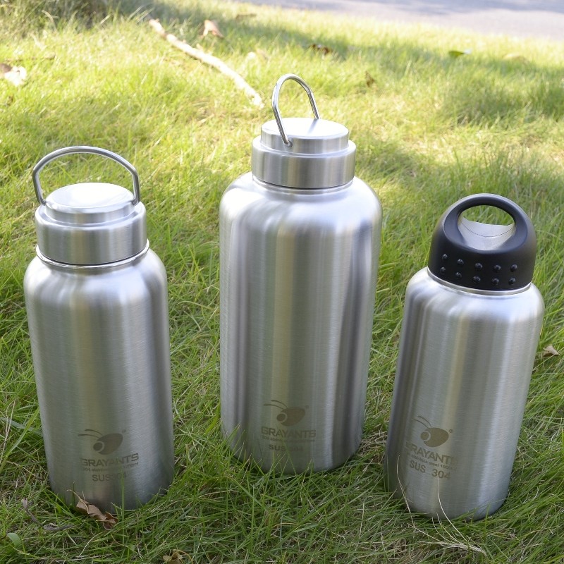 户外大容量加厚304不锈钢运动水壶旅游野营全钢水瓶单层水杯水壶,淘宝优惠券,粉丝福利购,淘宝优惠卷