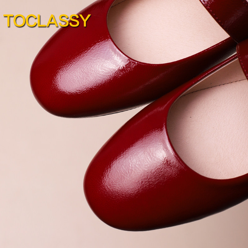 TOCLASSY度卡丝 一字扣带玛丽珍鞋 芭蕾舞平底鞋 大码女鞋41-43码,淘宝优惠券,粉丝福利购,淘宝优惠卷