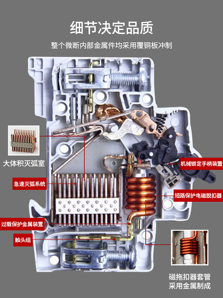 ABB漏电保护1P+N进口断路器DPN一位双极GSN单片16A20A25A空气开关 - 图1