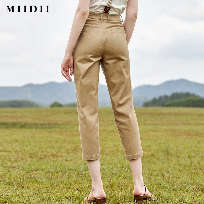 谜底/ miidii2020春季新品背带裤 谜底休闲裤