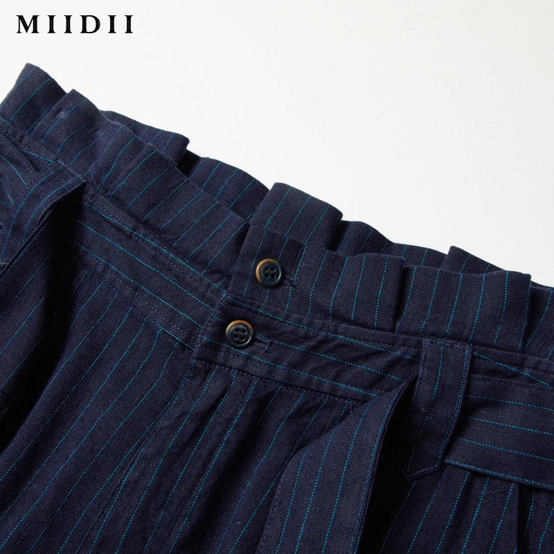 【商场同款】谜底2019秋新知性阔腿裤 谜底休闲裤