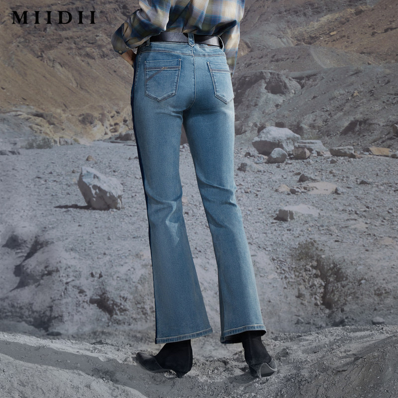 【商场同款】谜底20冬新品复古牛仔裤 谜底休闲裤