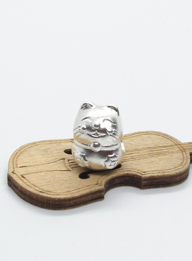 招财猫足银路路通转运珠首饰品