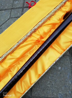 潍坊特产实木红木嵌银漆器百寿手杖拐杖登山杖祝寿礼品特色工艺品