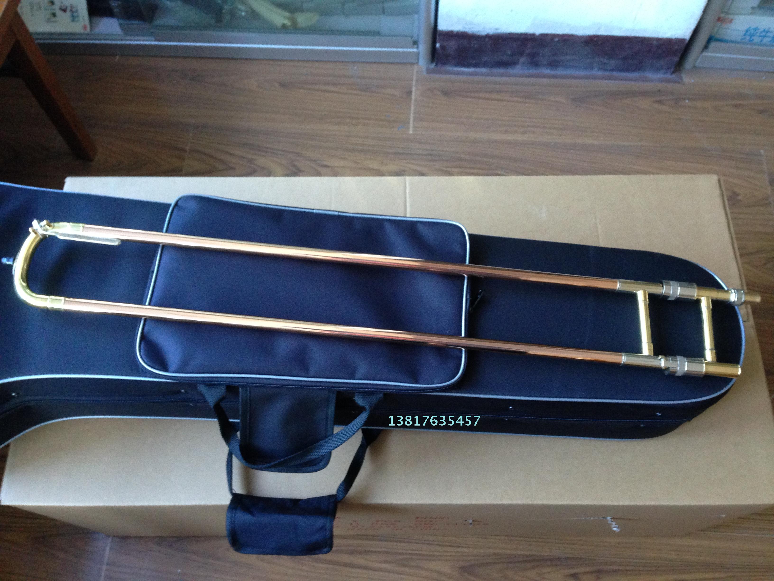 正品百灵黄中音长号 乐器 降B调 厂家直销 拉管 百灵牌 4023长号 - 图0