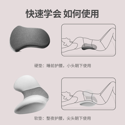 佳奥腰枕床上腰椎盘突出睡觉护腰腰托平躺专用睡眠腰垫腰部支撑垫 - 图3