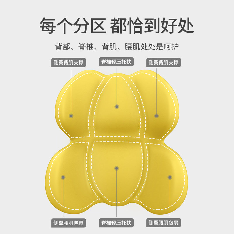 佳奥座椅靠背垫久坐办公椅护腰垫 佳奥家居腰靠垫