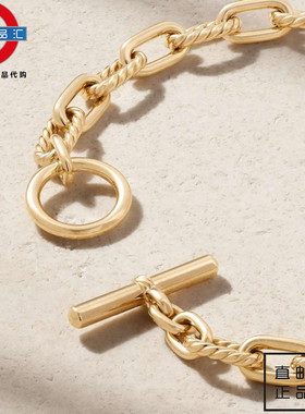 英伦代购 2女新款DAVID YURMAN 18K黄金手镯 伦敦包邮