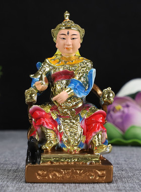 敦煌彩杨戬二郎神摆件昭惠灵显王