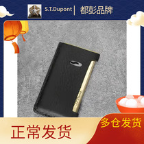 S T Dupont France all Peng ultra thin slim7 lighter special leather cover with lighter protective leather cover