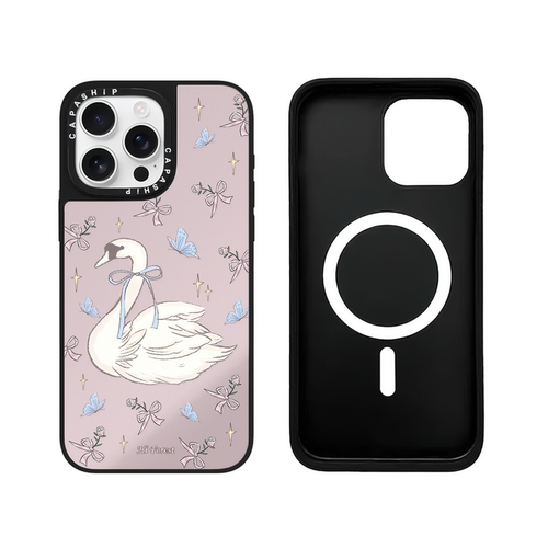 CA适用苹果16手机壳iPhone15plus镜面14/13promax磁吸森林早报12防摔11新款xs高级感保护套xr少女心17外壳 - 图3