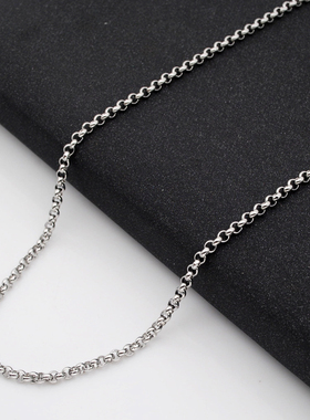 盒子链钛钢男女项链饰品配链