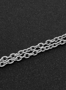 不锈钢饰品项链男女百搭O字链