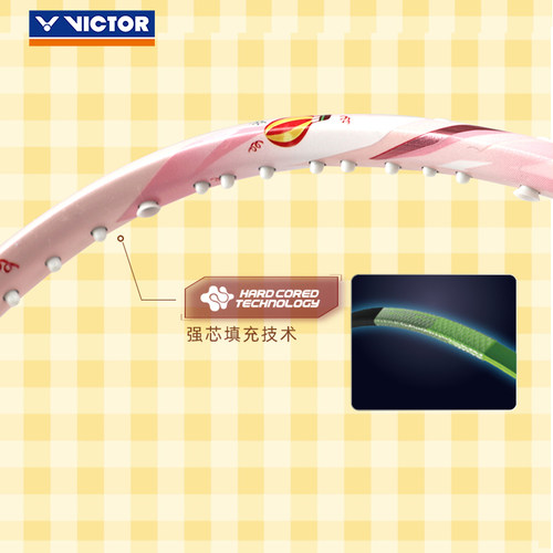 VICTOR威克多羽毛球拍胜利黄油小熊联名系列速度ARS-BUTTER BEAR - 图2
