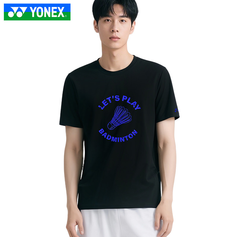 YONEX尤尼克斯yy羽毛球服男女速干透气舒适运动短袖T恤1153025BCR,淘宝优惠券,粉丝福利购,淘宝优惠卷