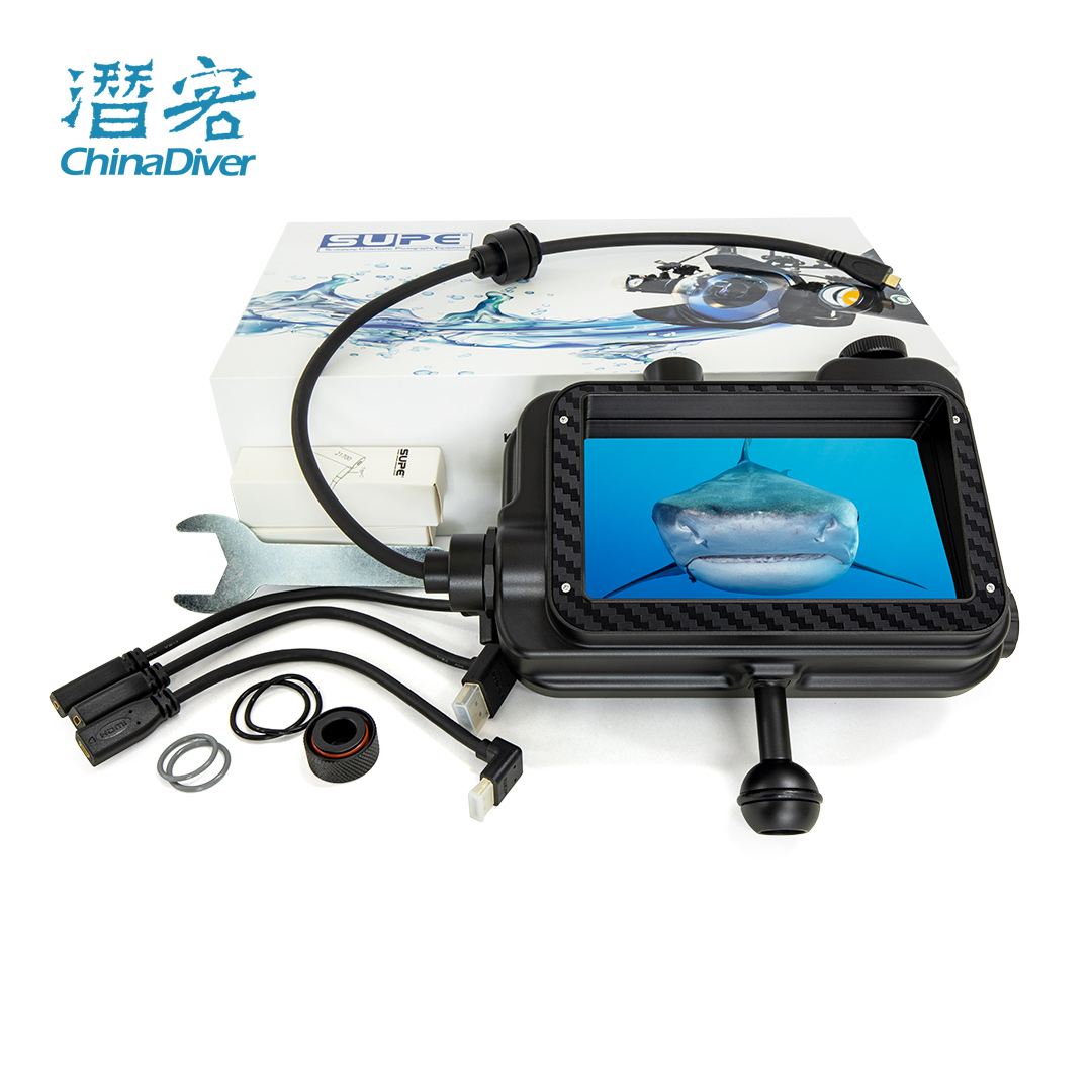 Scubalamp UM 5.5监视器单反相机水下摄影潜水双屏全高清IPS屏HDR - 图1